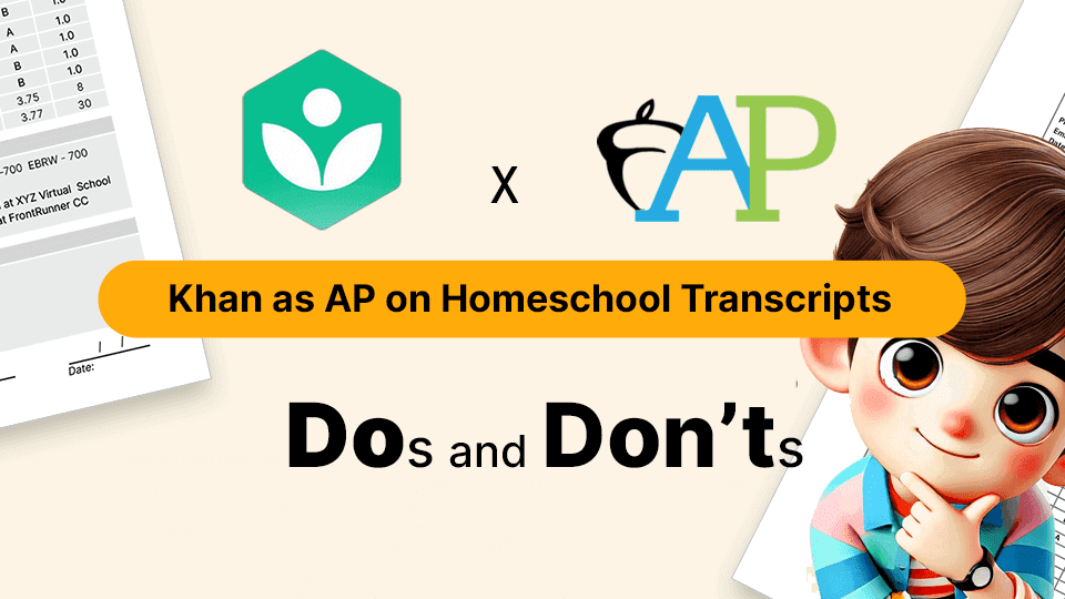 Khan Academy as AP on Homeschool Transcripts