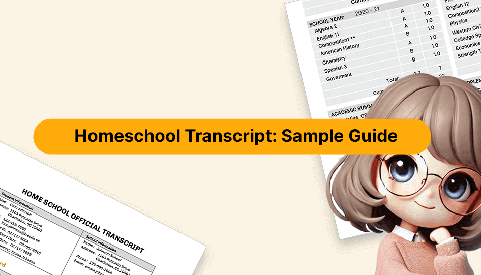 Homeschool High School Transcript: Sample Guide